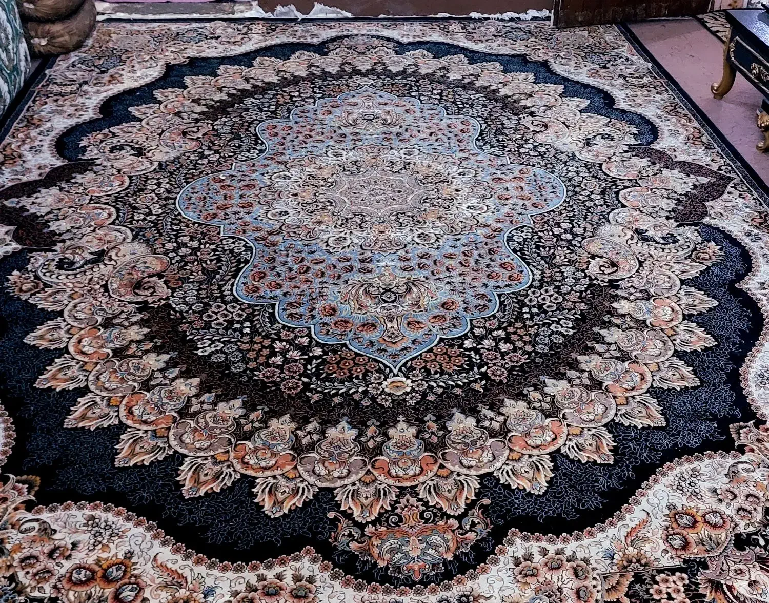 دوجفت قالی ۹متری وراه رویی ست|فرش|آبادان, |دیوار