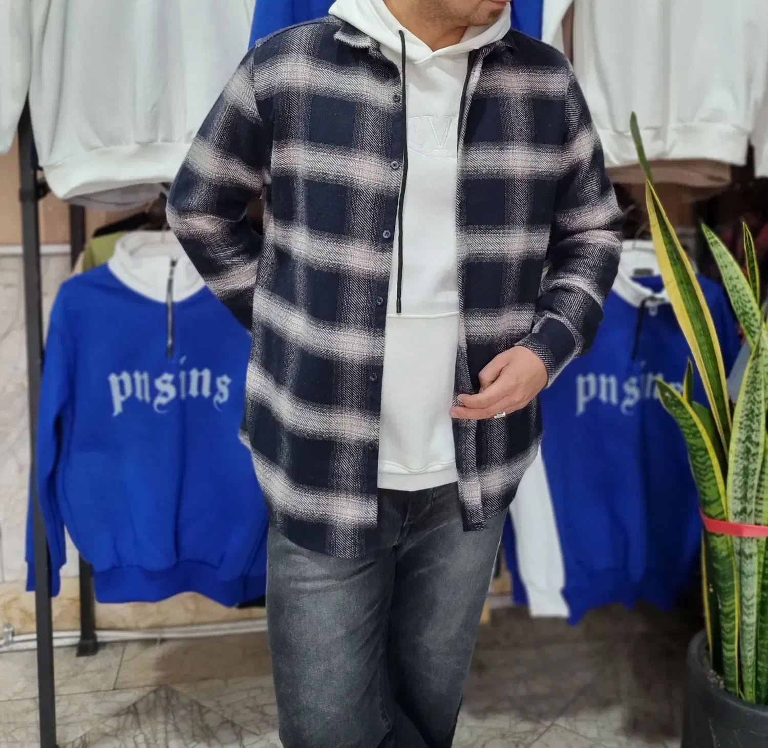 پیراهن پنبه کتی کشمیر خیلی ضخیم و گرم|لباس|مشهد, سرافرازان|دیوار