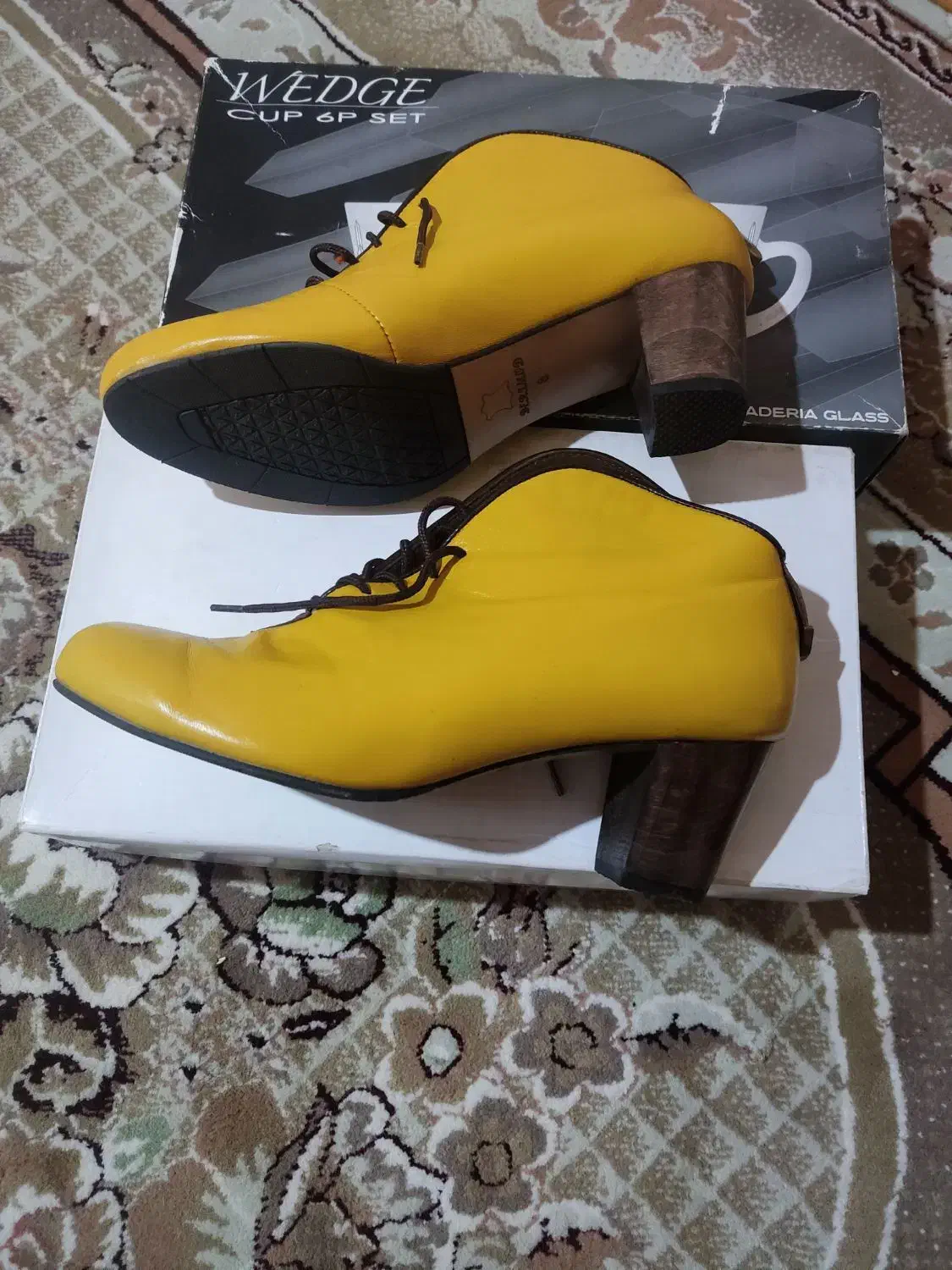 کفش چرم نو|کیف، کفش، کمربند|شیراز, سفیرشمالی|دیوار