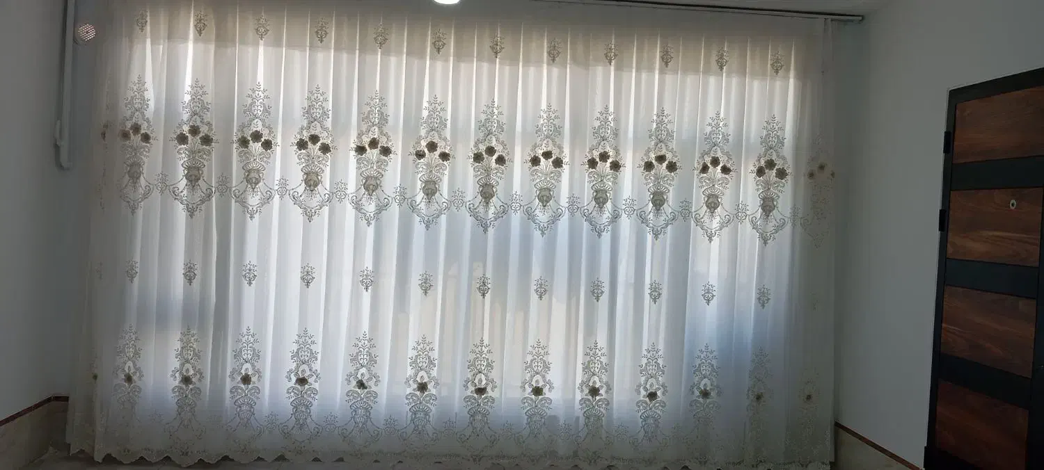 پرده فلت گل برجسته|پرده، رانر، رومیزی|جوانرود, |دیوار