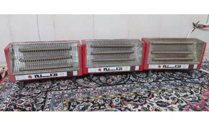 فروش سه عدد بخاری برقی مارک آراسته|بخاری، هیتر، شومینه|زابل, |دیوار