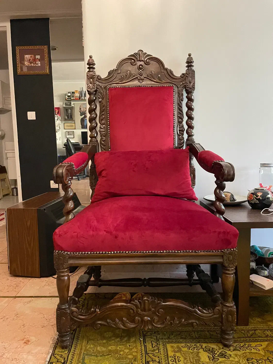 صندلی تک آنتیک|کلکسیون اشیاء عتیقه|تهران, ایرانشهر|دیوار