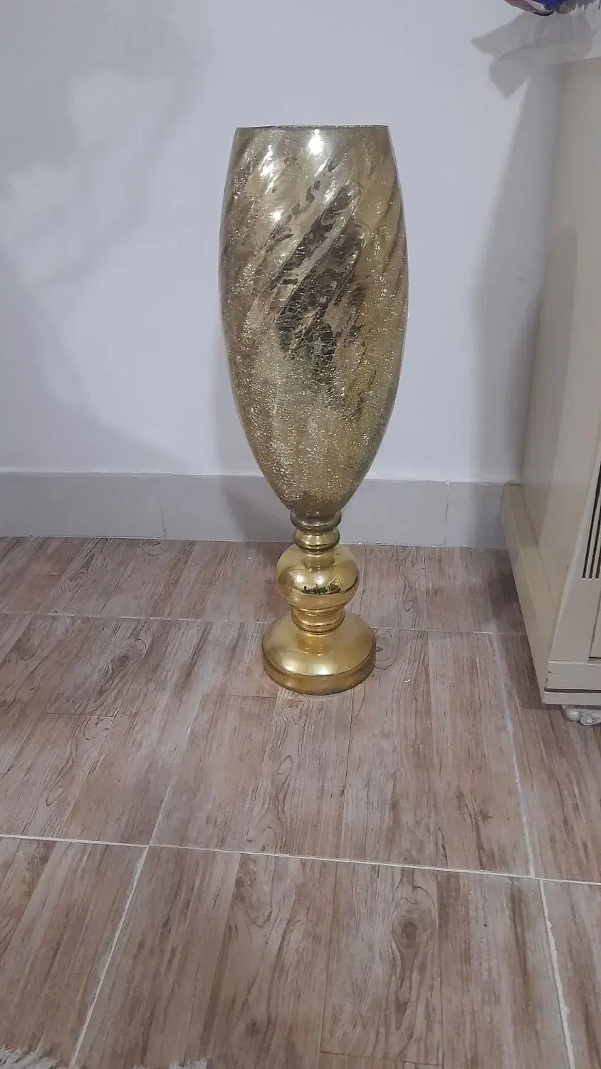 ساعت دیواری سالم گلدان طلایی ۷۰سانتی|ساعت دیواری و تزئینی|الوند, |دیوار