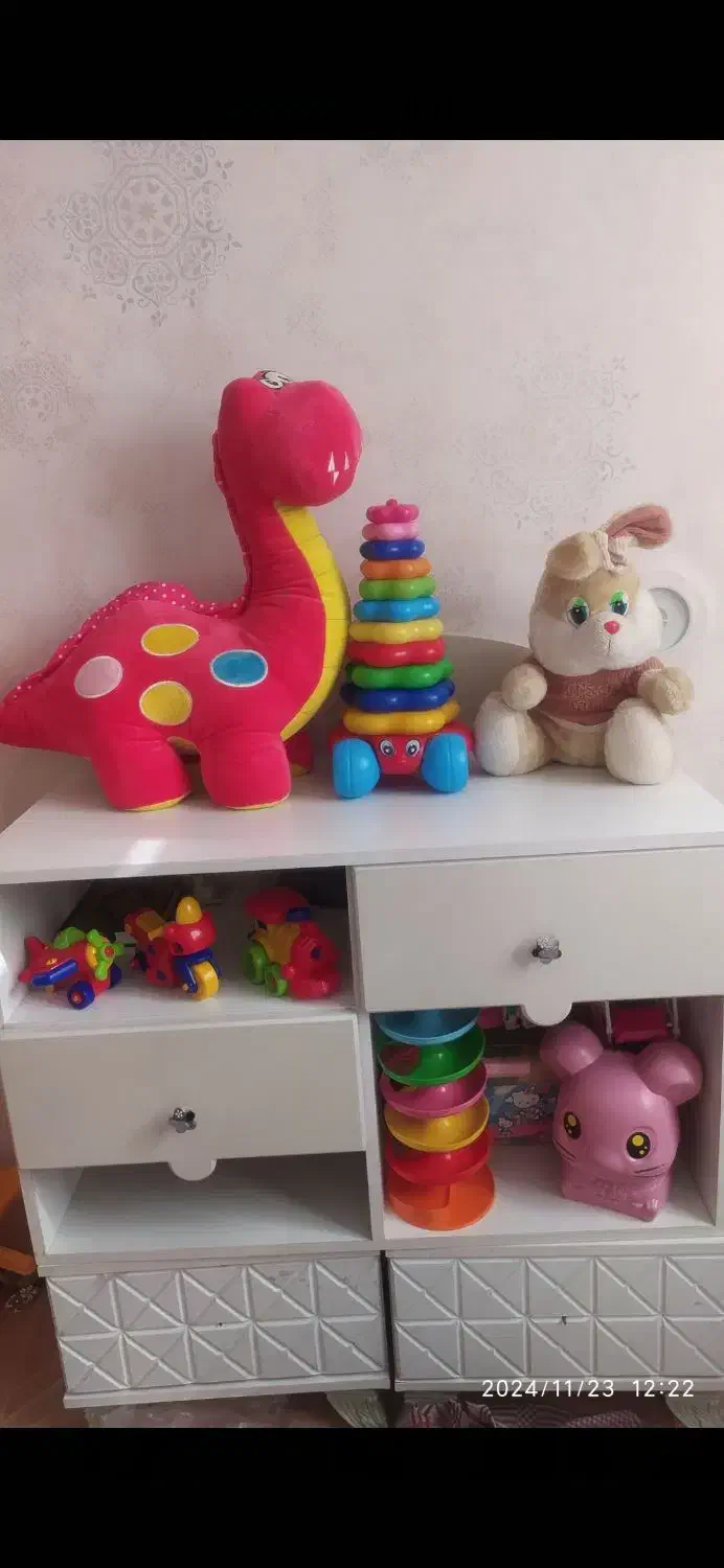 سرویس خواب کودک و نوجوان تخت و کمد و شلف|تخت و سرویس خواب|ری, منصوریه منگل|دیوار