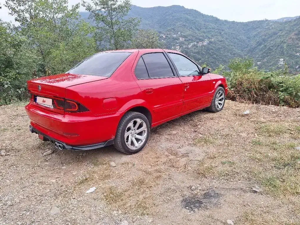 سمند سورن قرمز گوجه ای مدل ۹۰|خودرو سواری و وانت|تربتحیدریه, فرمانداری|دیوار