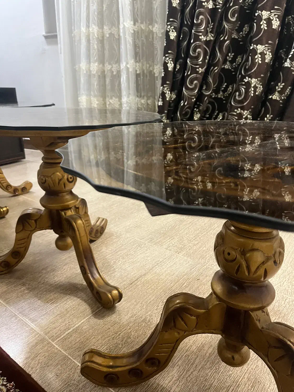 میز جلو‌ مبلی و عسلی|مبلمان خانگی و میز عسلی|صومعه‌سرا, |دیوار