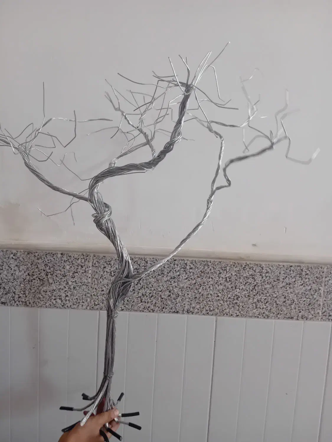 درخت مصنوعی سیمی|گل مصنوعی|قم, سراجه (۱۵ خرداد)|دیوار