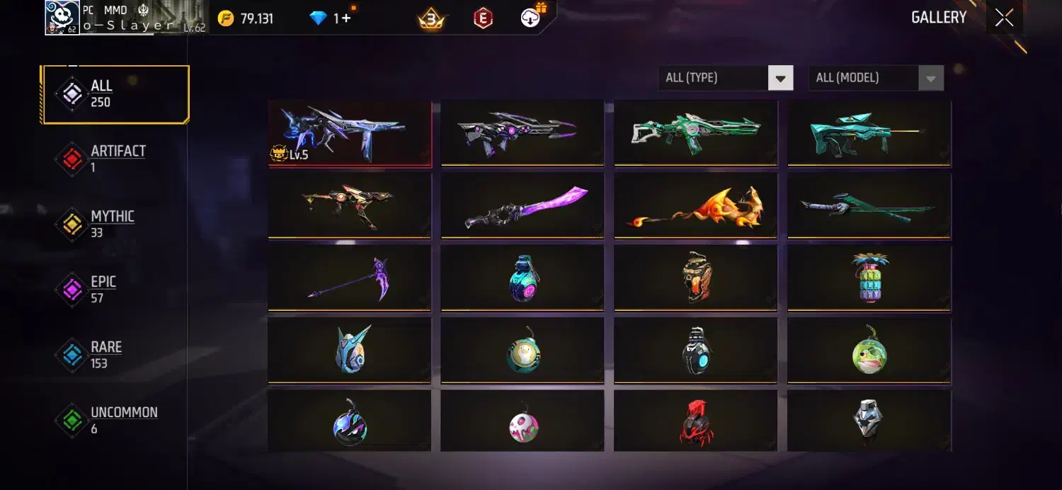 اکانت فری فایر|کنسول، بازی ویدئویی و آنلاین|تربت جام, کلالی|دیوار