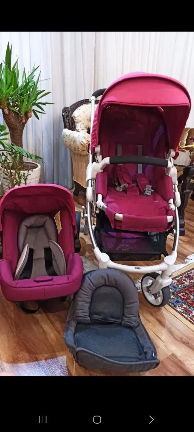 کالسکه وکریر کاملا نو وسالم|کالسکه و لوازم جانبی|اصفهان, سپاهان‌شهر|دیوار