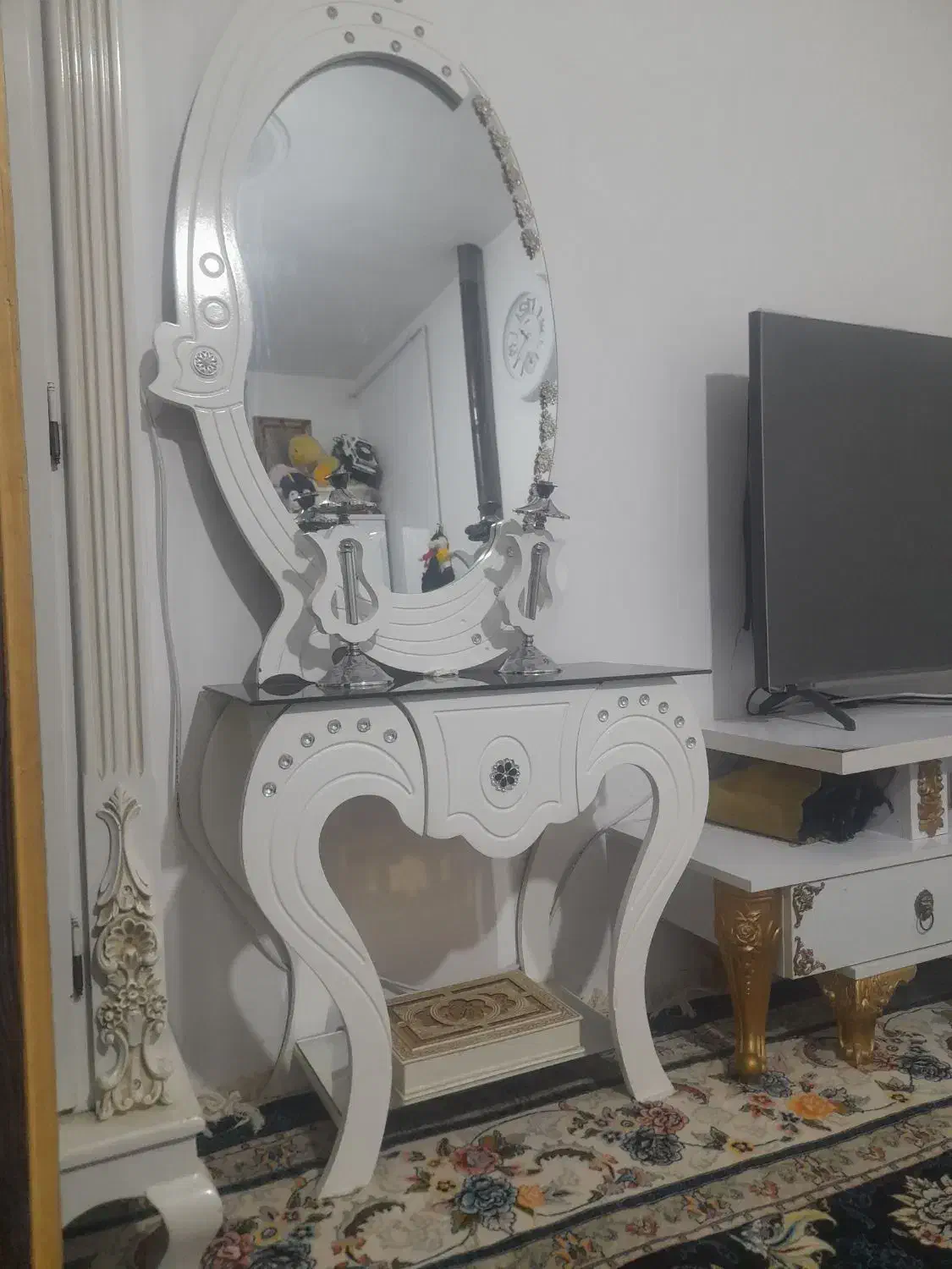 میز تلویزیون وآینه شمدان|میز تلویزیون|کرمانشاه, |دیوار