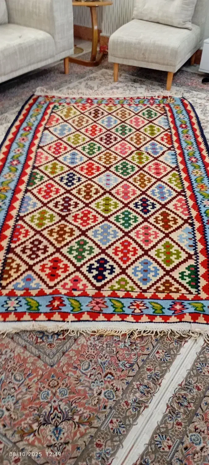 سجاده دستباف|گلیم، جاجیم، گبه|تهران, نیروی هوایی (پیروزی)|دیوار