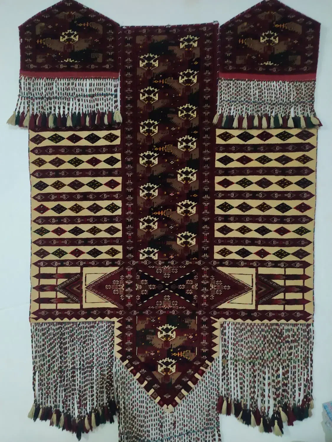 دیه باشلق تاج ناب|تابلو فرش|گنبد کاووس, |دیوار