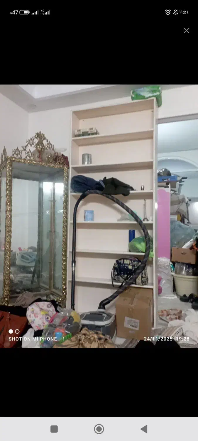 کتابخانه جادار چوبی سالم وسبک|کتابخانه، شلف، قفسه‌های دیواری|تهران, دولاب|دیوار