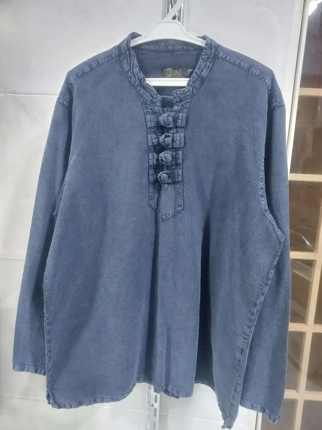 پیراهن اسپرت گره ای سنگشور شده|لباس|قم, لبچال|دیوار