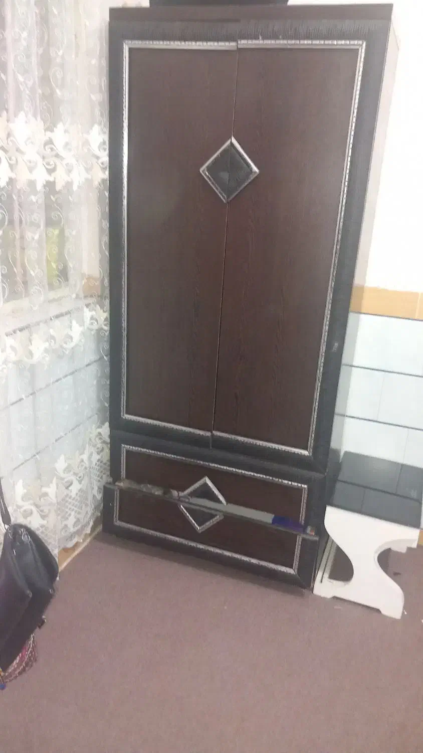 فروش کمد لباسی سالم|جاکفشی، کمد، دراور|بم, |دیوار