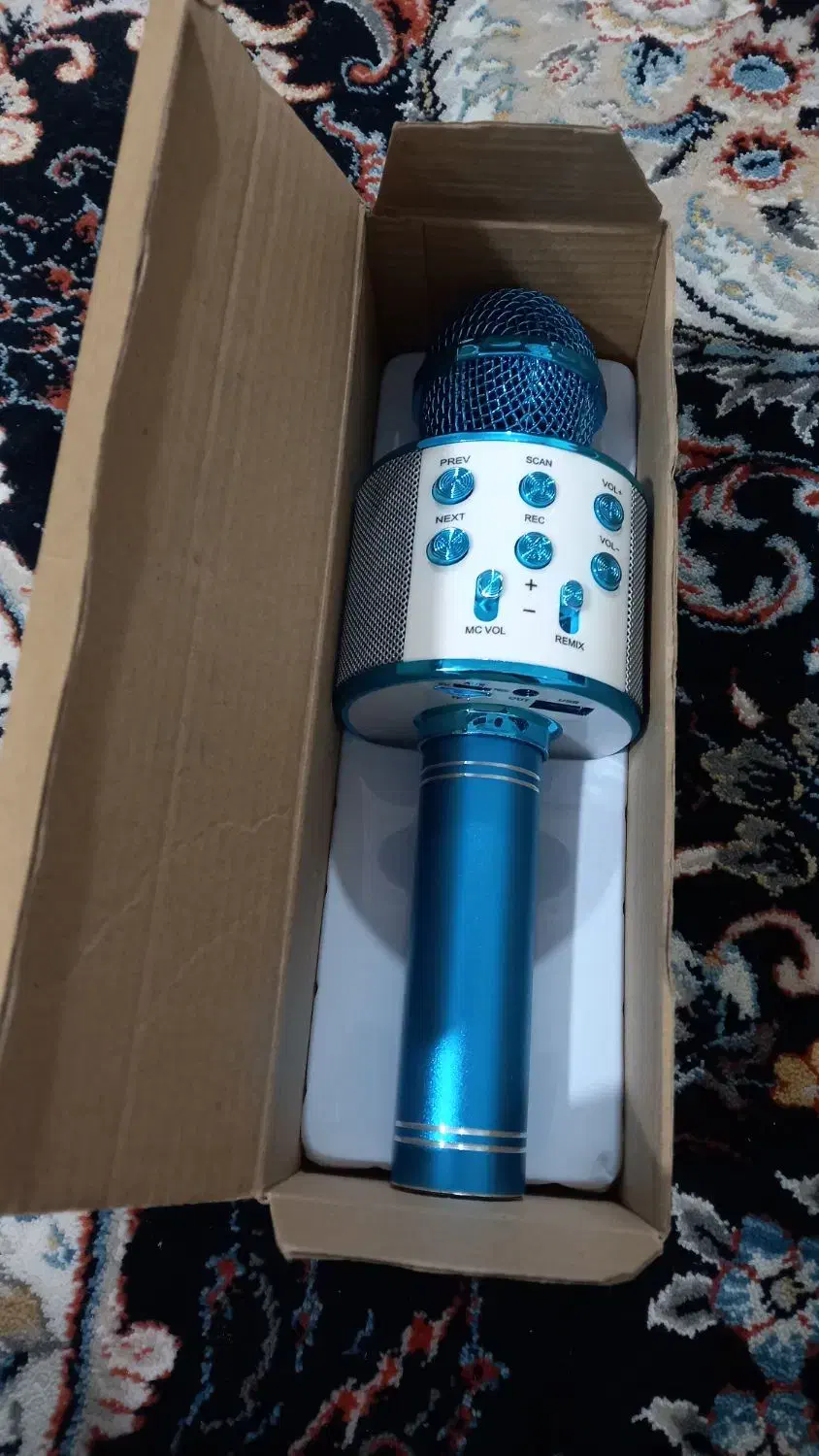 ۲ عدد میکروفون سالم و نو ، بلوتوث و فلش خور|صوتی و تصویری|زنجان, |دیوار