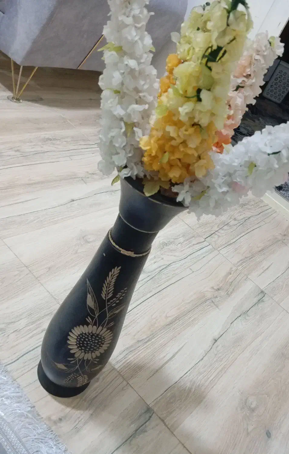 گل و گلدان چوبی|گل مصنوعی|اسلام‌‌آباد غرب, |دیوار