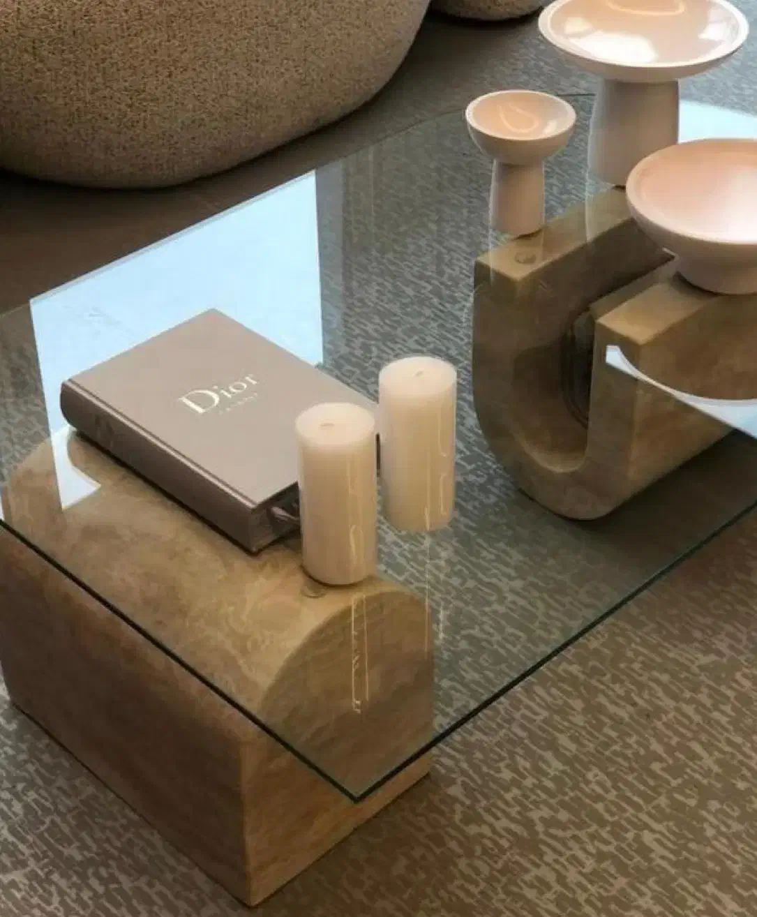 میز سنگی‌ / میز جلومبلی / میز یو|مبلمان خانگی و میز عسلی|تهران, شوش (باغ آذری)|دیوار