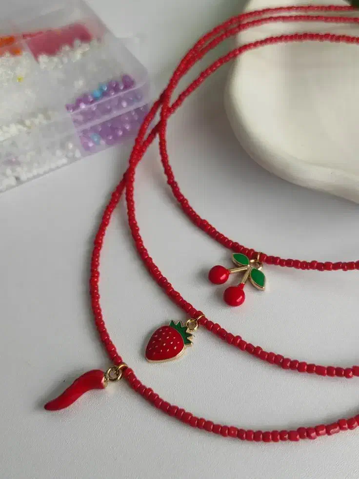 گردنبند با ست قرمز|بدلیجات|اصفهان, دهنو|دیوار