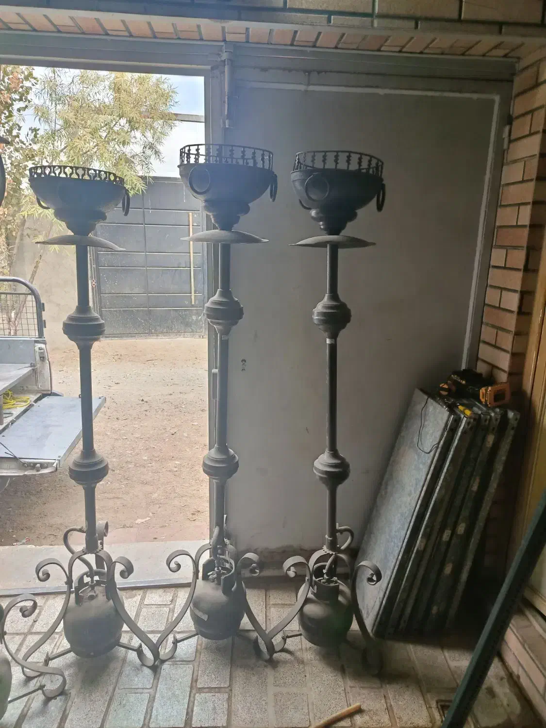 چراغ زنبوری مشعل روشنایی|کلکسیون اشیاء عتیقه|ری, شهید بهشتی|دیوار