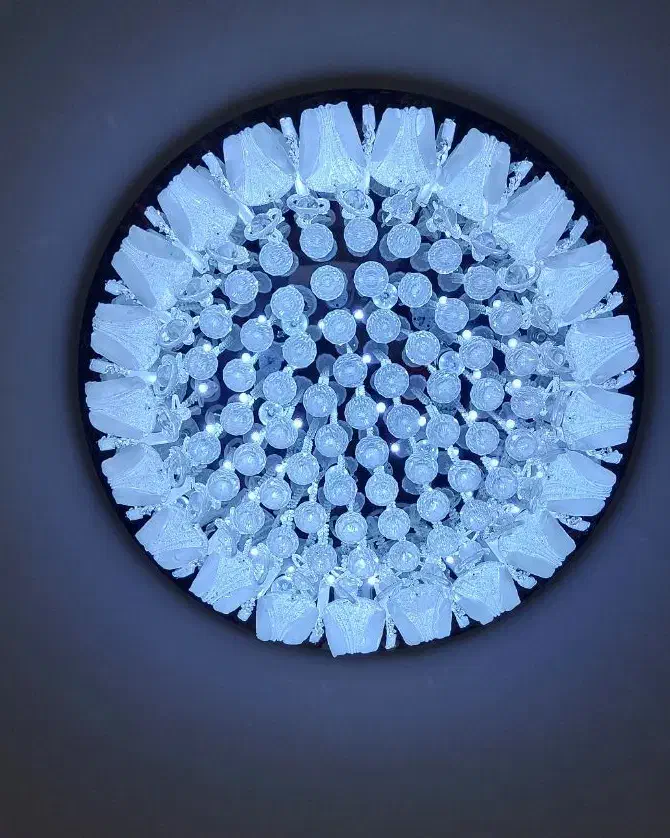 لوستر سقفی جنس کریستال|لوستر و چراغ آویز|کیش, |دیوار