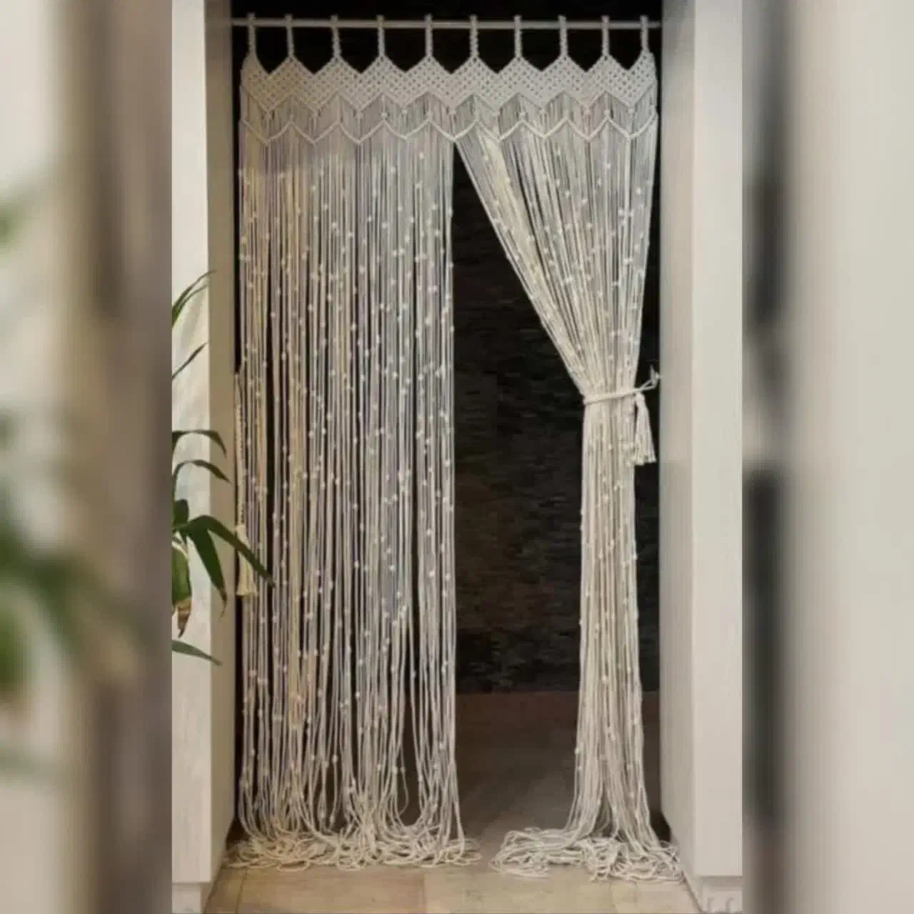 پرده های مکرومه|پرده، رانر، رومیزی|ارومیه, |دیوار