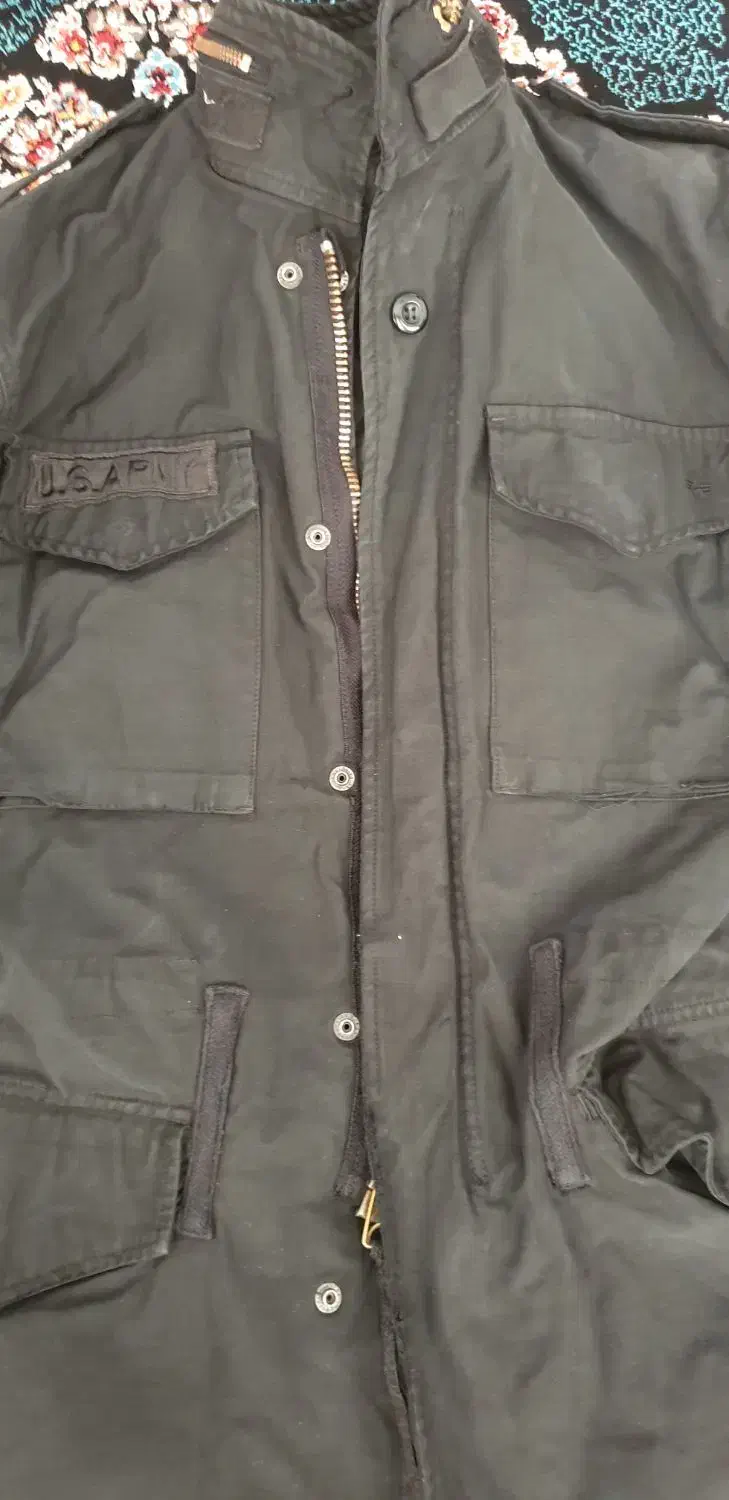 اورکت m65آمریکای مشکی.|لباس|اراک, |دیوار