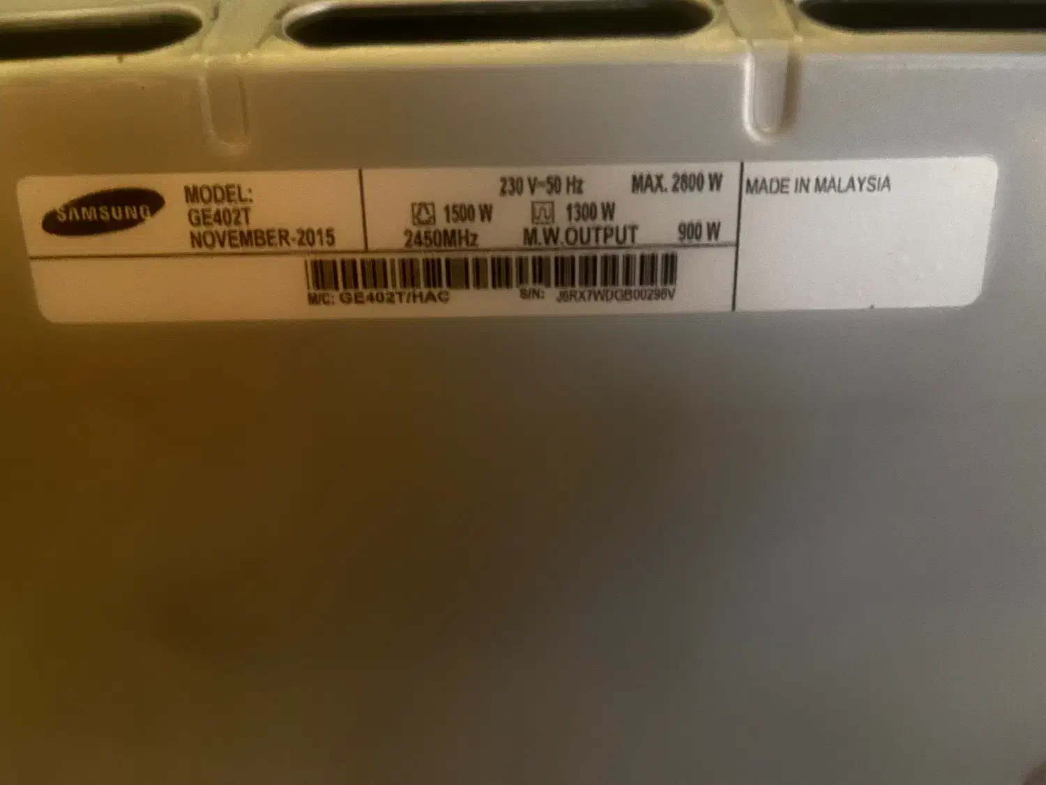 مایکروویو GE402T Grill ظرفیت ۴۰ لبتر کاملا نو|اجاق گاز و لوازم برقی پخت‌وپز|تهران, آرژانتین|دیوار