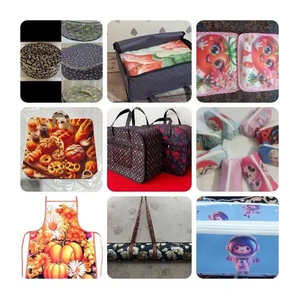 دوخت انواع پیش بند دم کنی کیف نان لانچ باکس|سفره، حوله، دستمال آشپزخانه|مرودشت, ژیان|دیوار