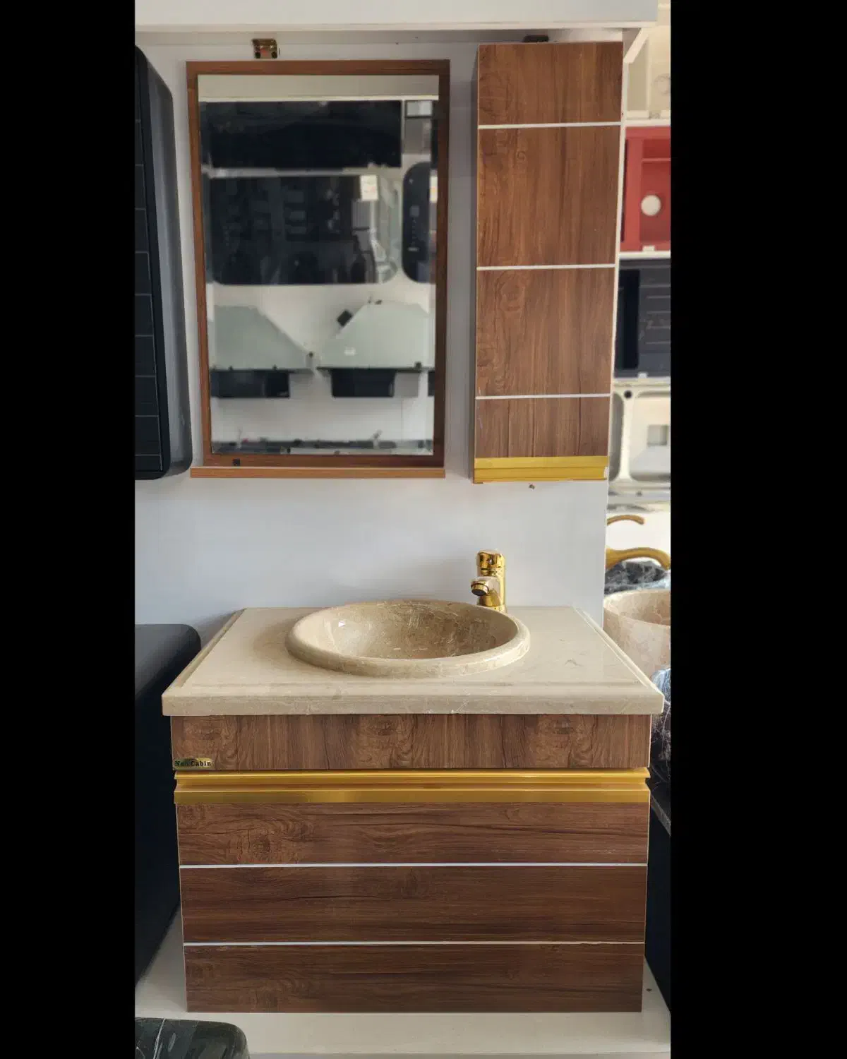 روشویی فول ست چوب سیمکان|مصالح و تجهیزات ساختمان|رشت, پارک شهر|دیوار