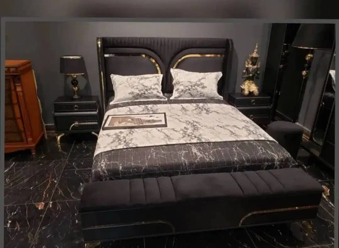 تختخواب دونفره الیزابت//|تخت و سرویس خواب|بم, |دیوار