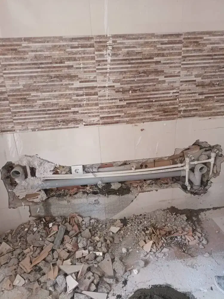 تاسیسات رفع نم و لوله کشی بنایی ایزوگام|خدمات پیشه و مهارت|تهران, نیروی هوایی (پیروزی)|دیوار