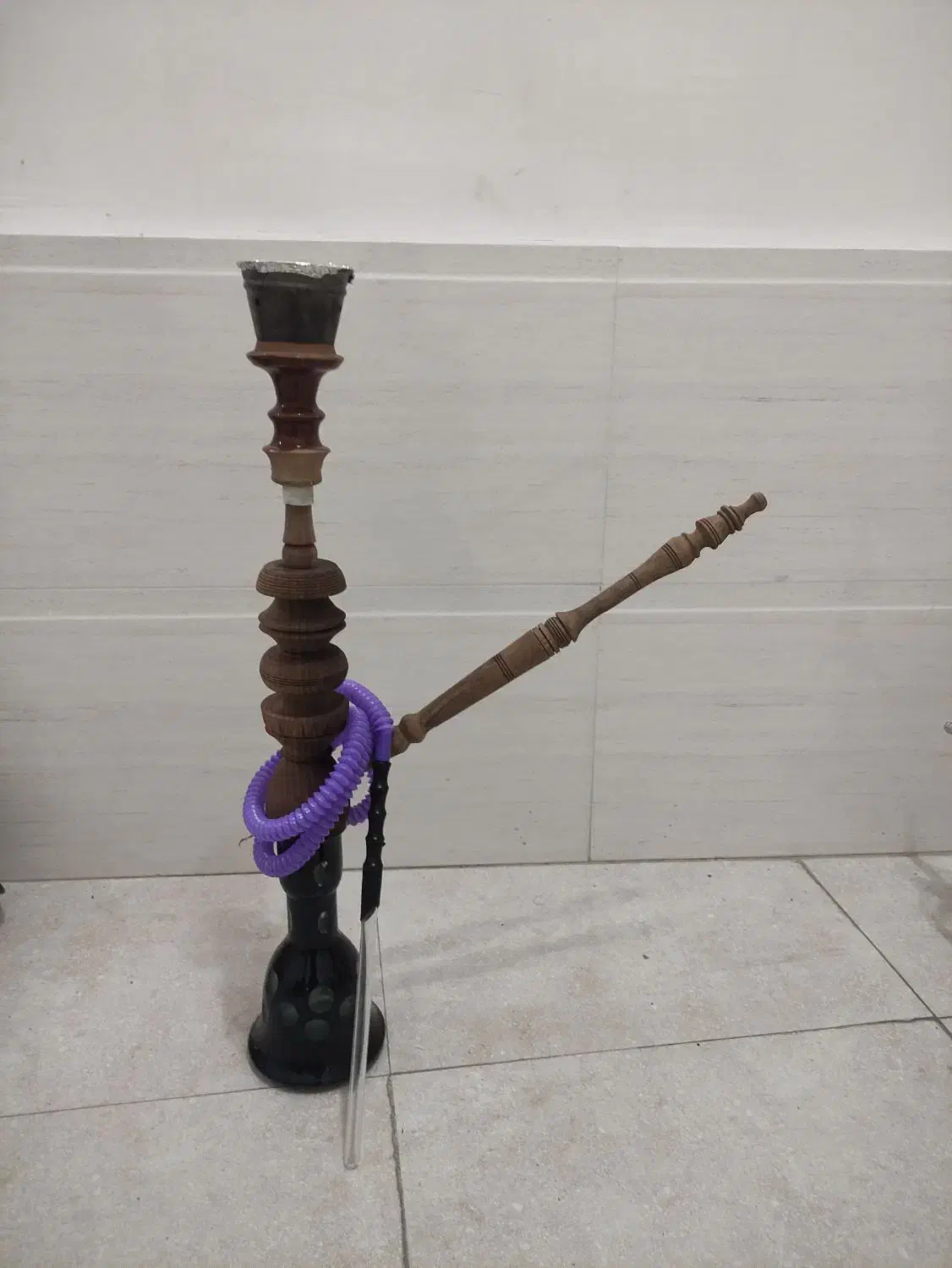 قلیان چوبی گردو|کلکسیون و سرگرمی|بوکان, |دیوار