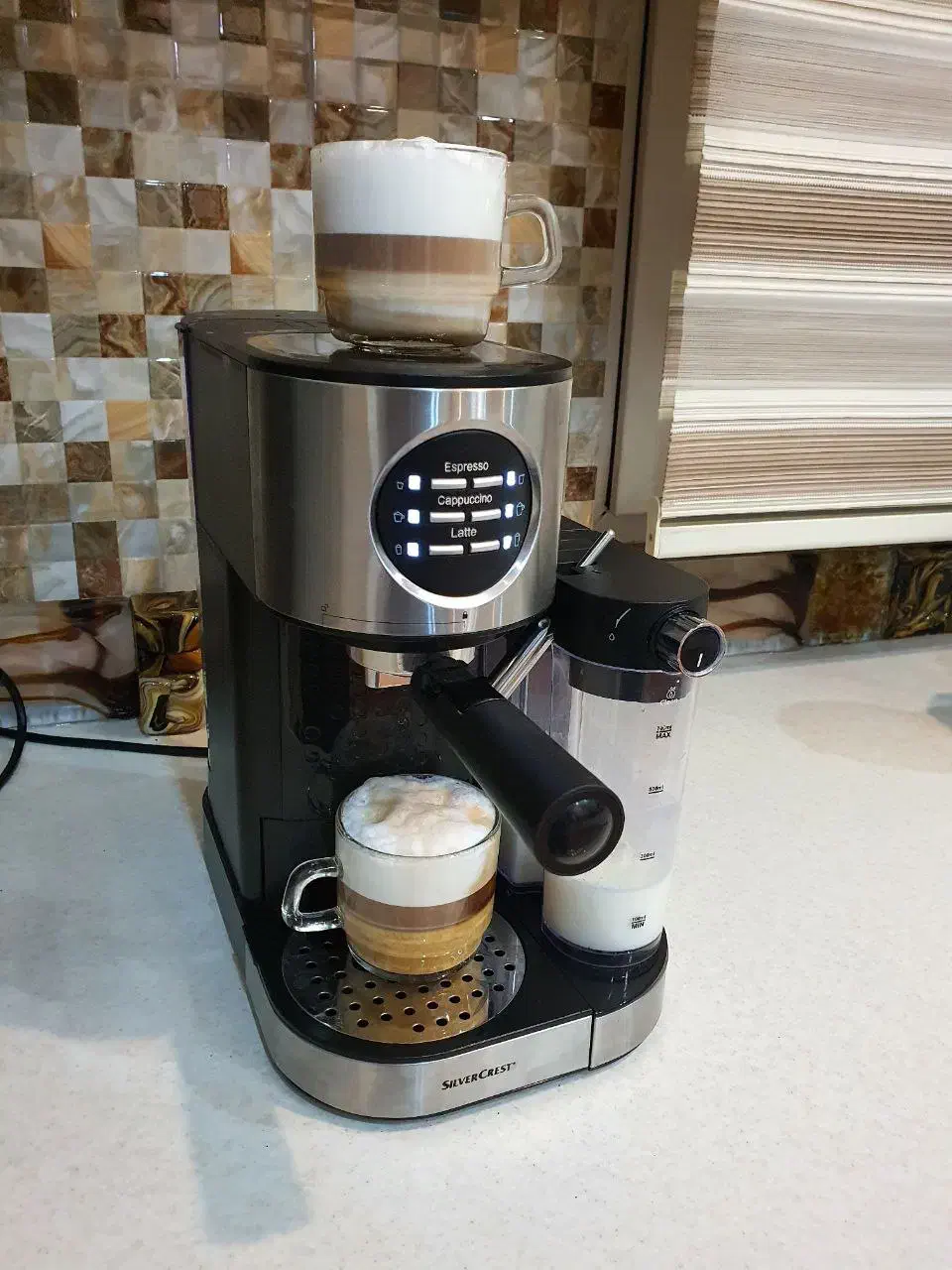 اسپرسو ساز فهوه ساز سیلور کرست اتومات|سماور، چای‌ساز، قهوه‌ساز|قروه, |دیوار