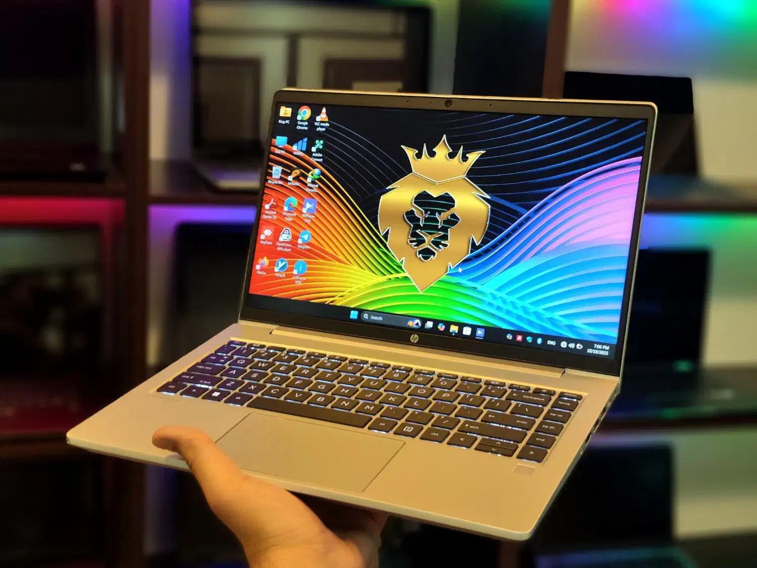 لوکس HP فلزی 12 هسته Ryzen 5 قویتر از i7 نسل 12|رایانه همراه|تهران, میدان ولیعصر|دیوار