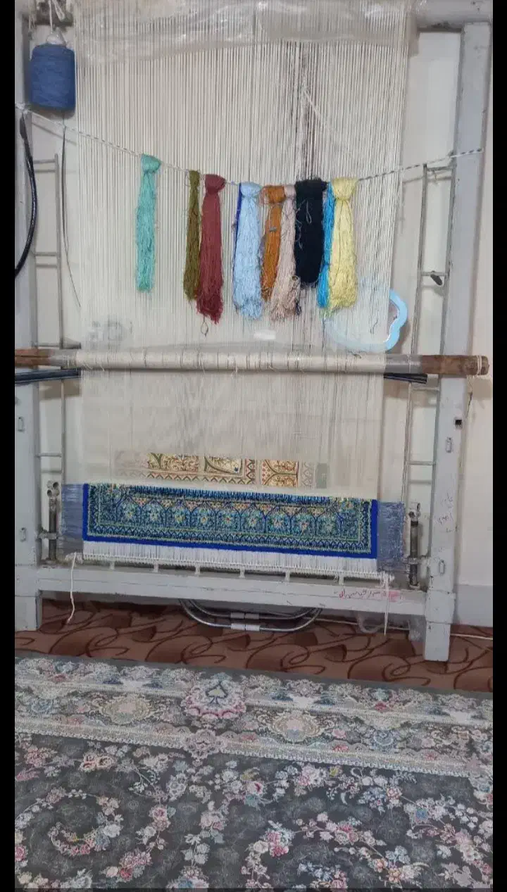 فرش دستباف ابریشم|فرش|قره پشتلو, |دیوار