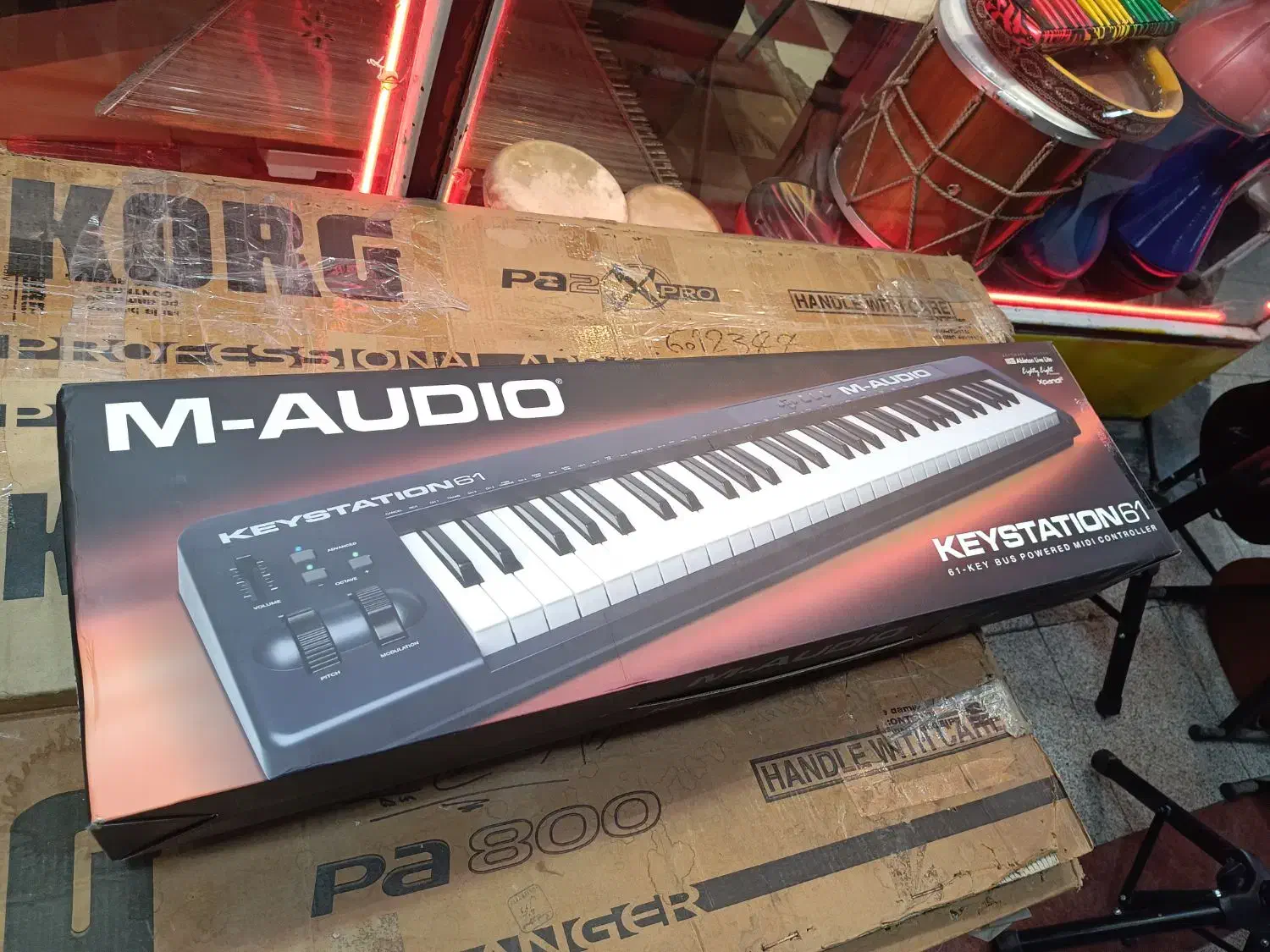 میدی کیبورد پنج اکتاو M AUDIO با دو سال گارانتی|پیانو، کیبورد، آکاردئون|تبریز, |دیوار