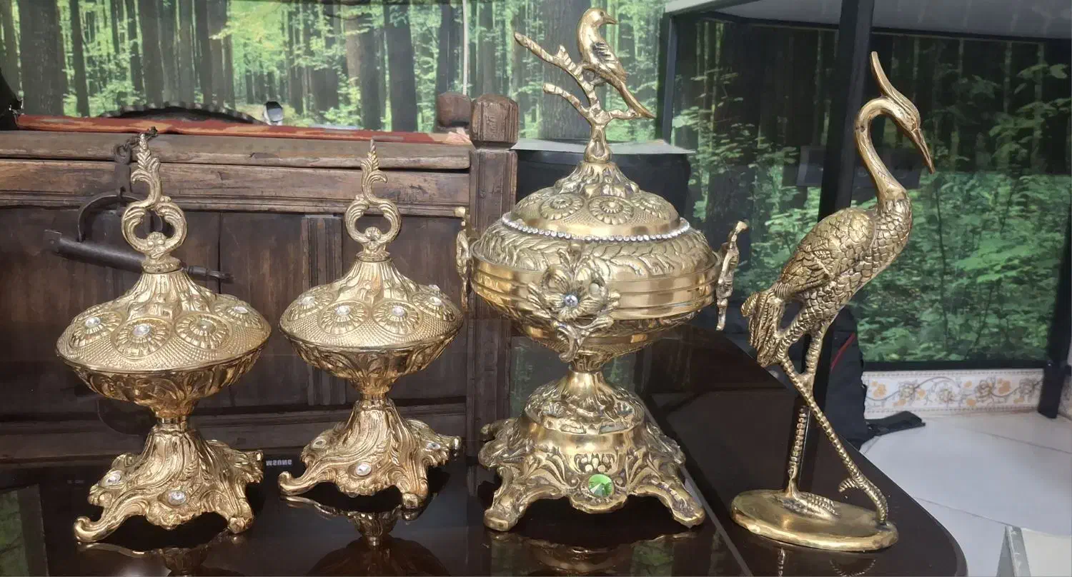 تعدادی ظرف برنجی نو|حراج|قرچک, زیبا شهر|دیوار