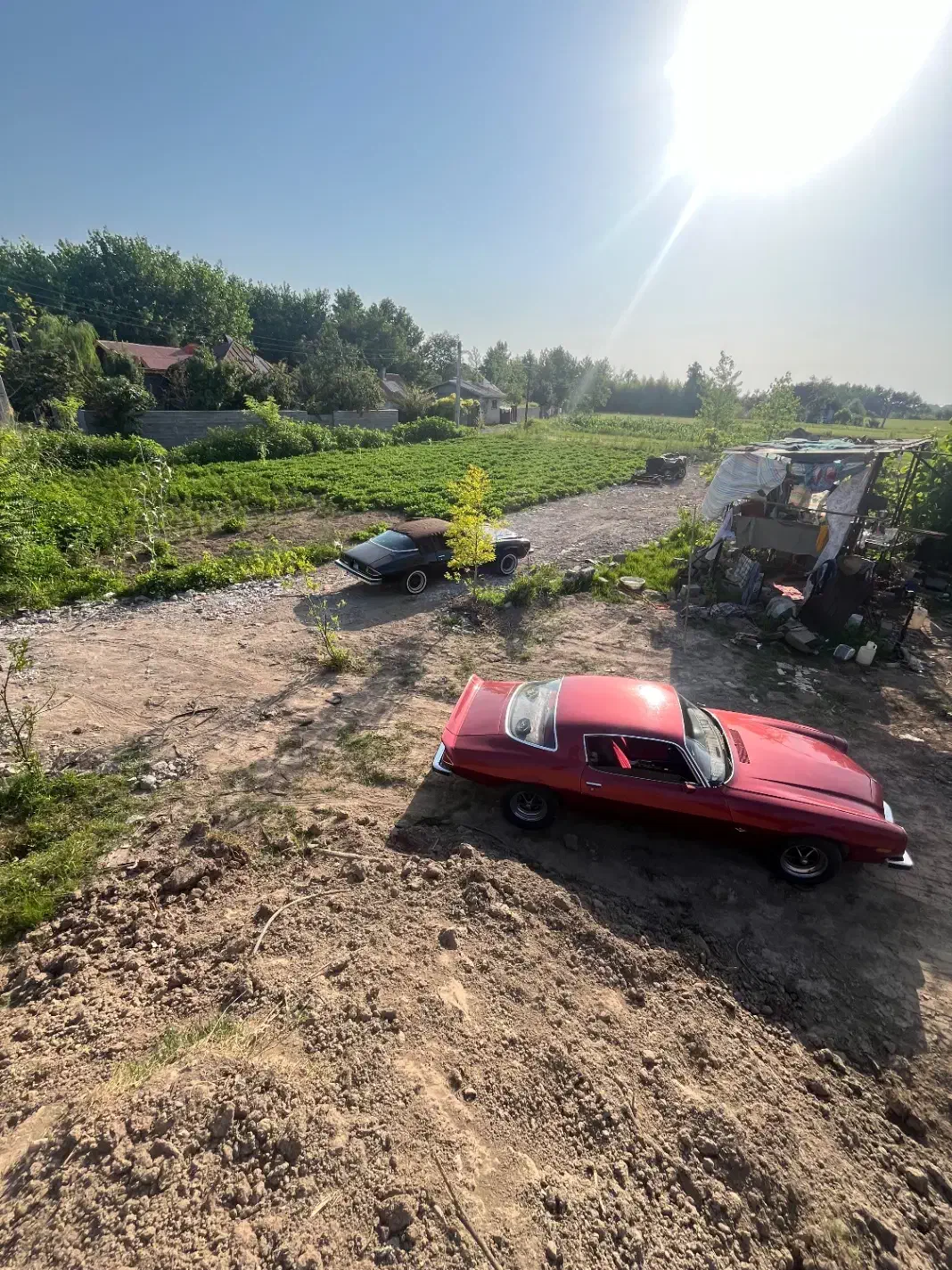 کامارو|خودرو کلاسیک|لاهیجان, شیشه گران|دیوار