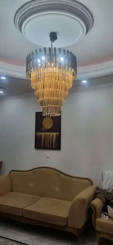 لوستر مدل سانتی کریستال خارجی|لوستر و چراغ آویز|تهران, شهرک غرب|دیوار