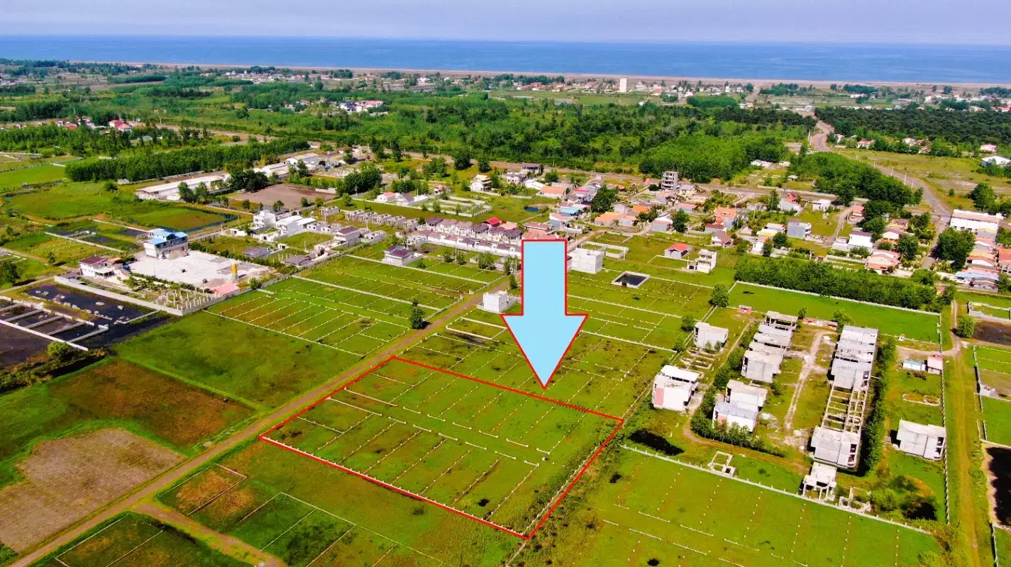 زمین شهرکی مسکونی سنددار نزدیک دریا آماده ساخت|فروش زمین و ملک کلنگی|رشت, پاستوریزه|دیوار