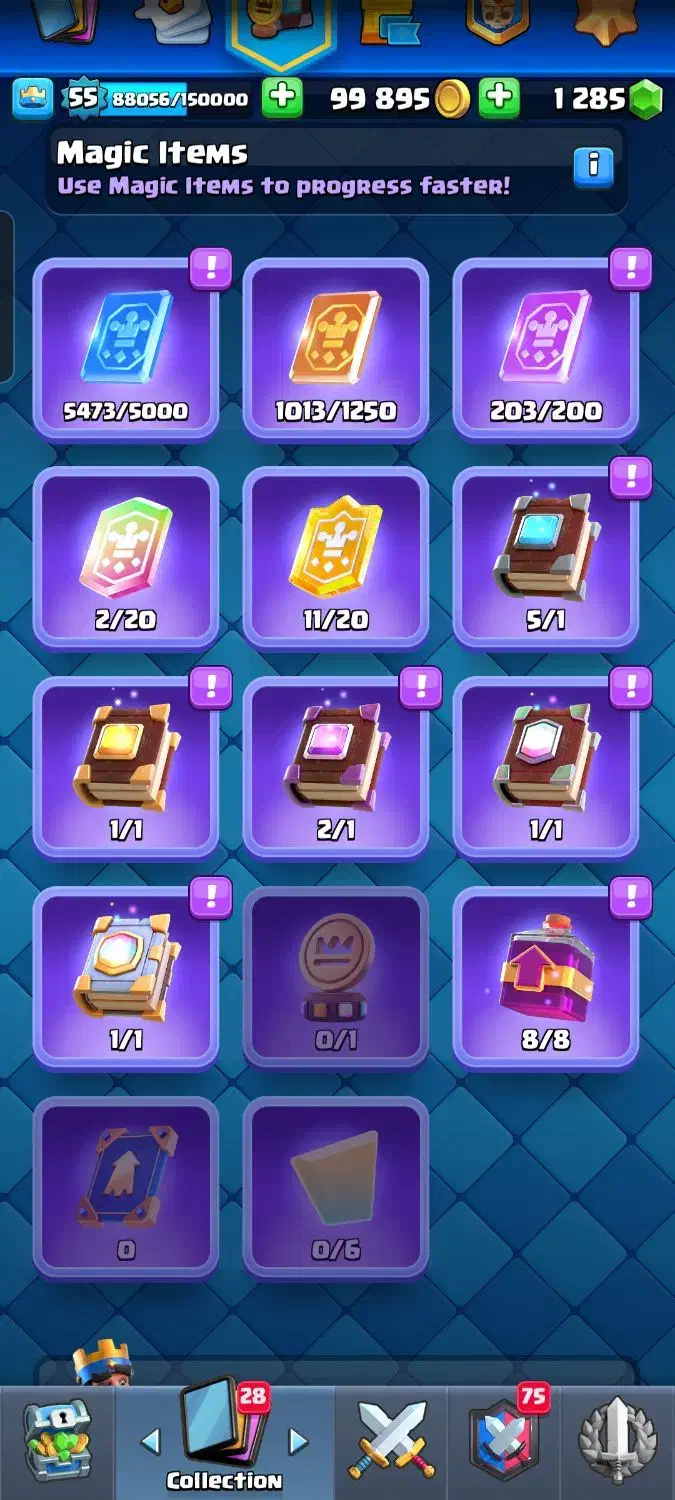 اکانت کلش رویال لول 55|کنسول، بازی ویدئویی و آنلاین|قزوین, |دیوار