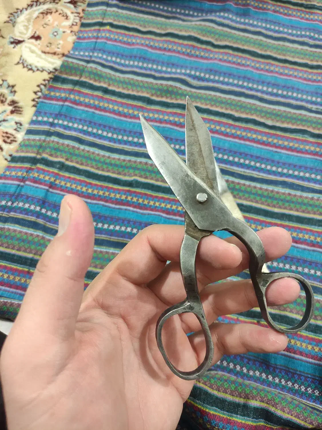 قیچی فولادی قدیمی|لوازم خیاطی و بافتنی|تهران, افسریه شمالی|دیوار