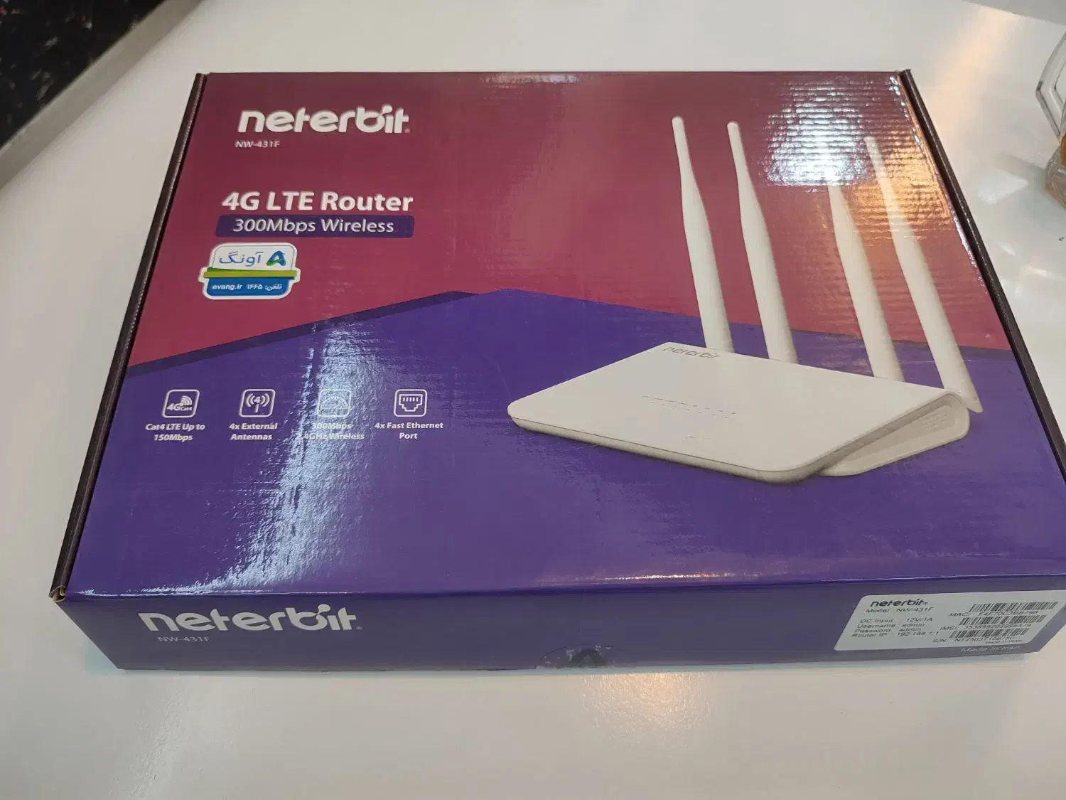 مودم سیمکارتی 4 انتنه 5G|مودم و تجهیزات شبکه|اردبیل, |دیوار