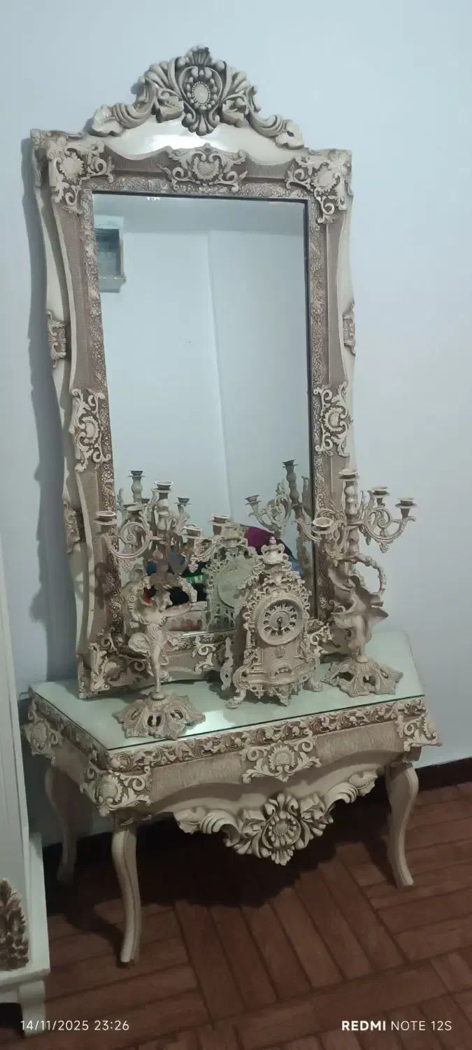 اینه شمعدان میزتلویزیون بوفه|بوفه، ویترین، کنسول|مشکیندشت, |دیوار