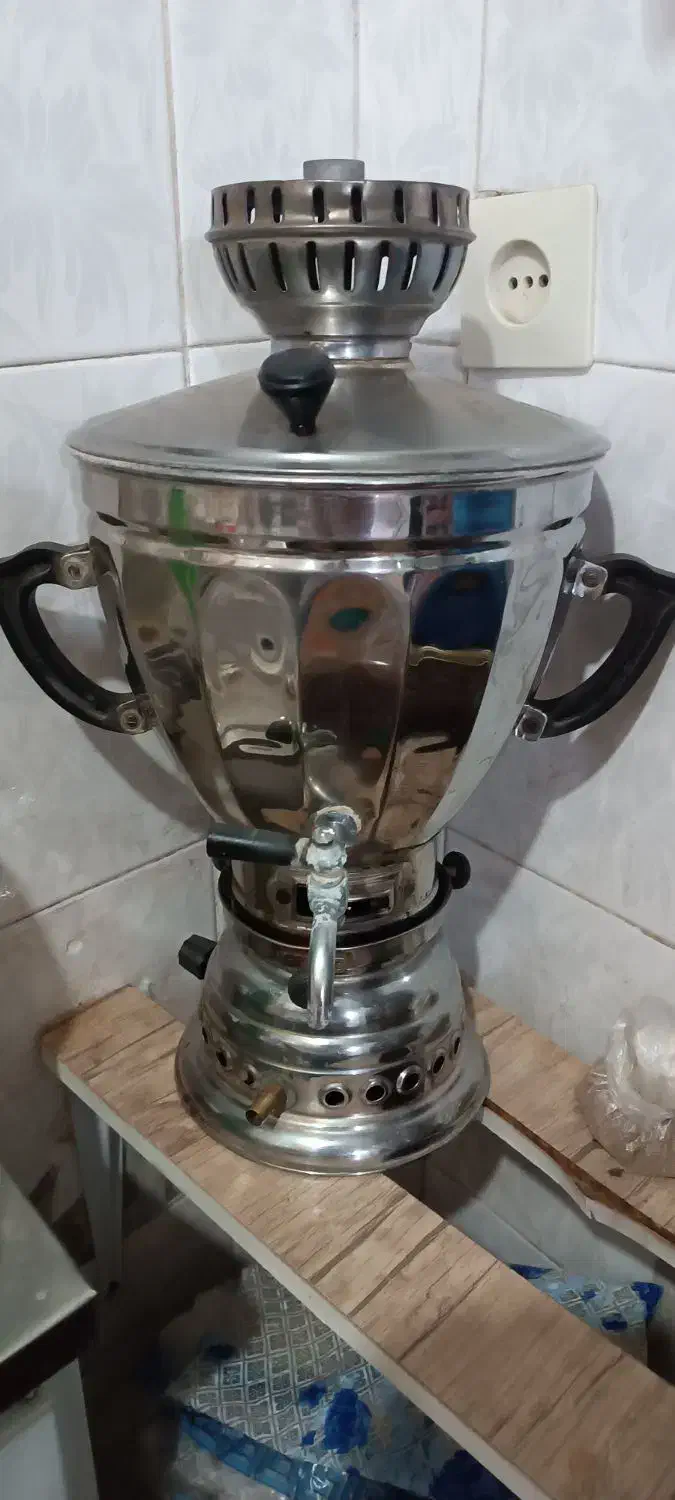 سماور کارکرده در حد نو|سماور، چای‌ساز، قهوه‌ساز|تهران, شهرک فرهنگیان|دیوار