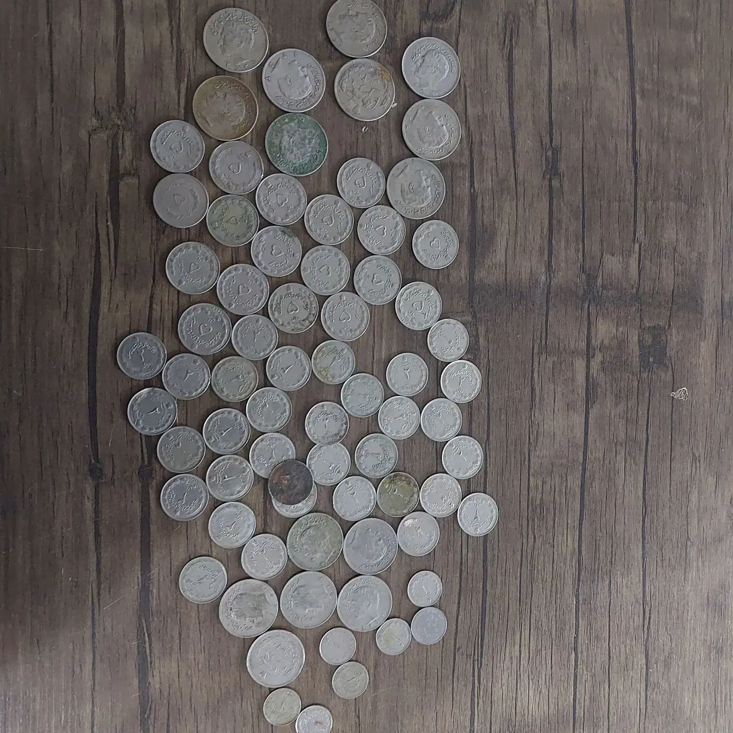 سکه شاهی  تعداد ۷۳ عدد|کلکسیون سکه، تمبر، اسکناس|محمدشهر, محمدشهر|دیوار