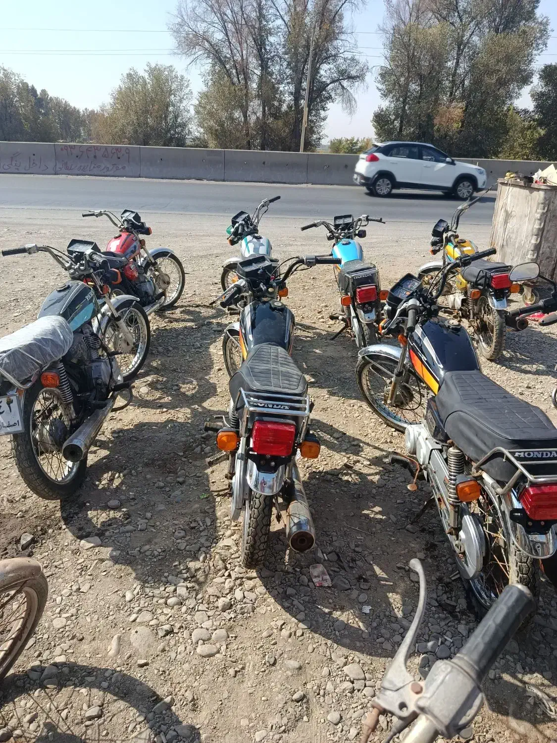 فروش عمده و تک موتور مزایده ای Honda|موتورسیکلت|هشتگرد, ینگی امام|دیوار