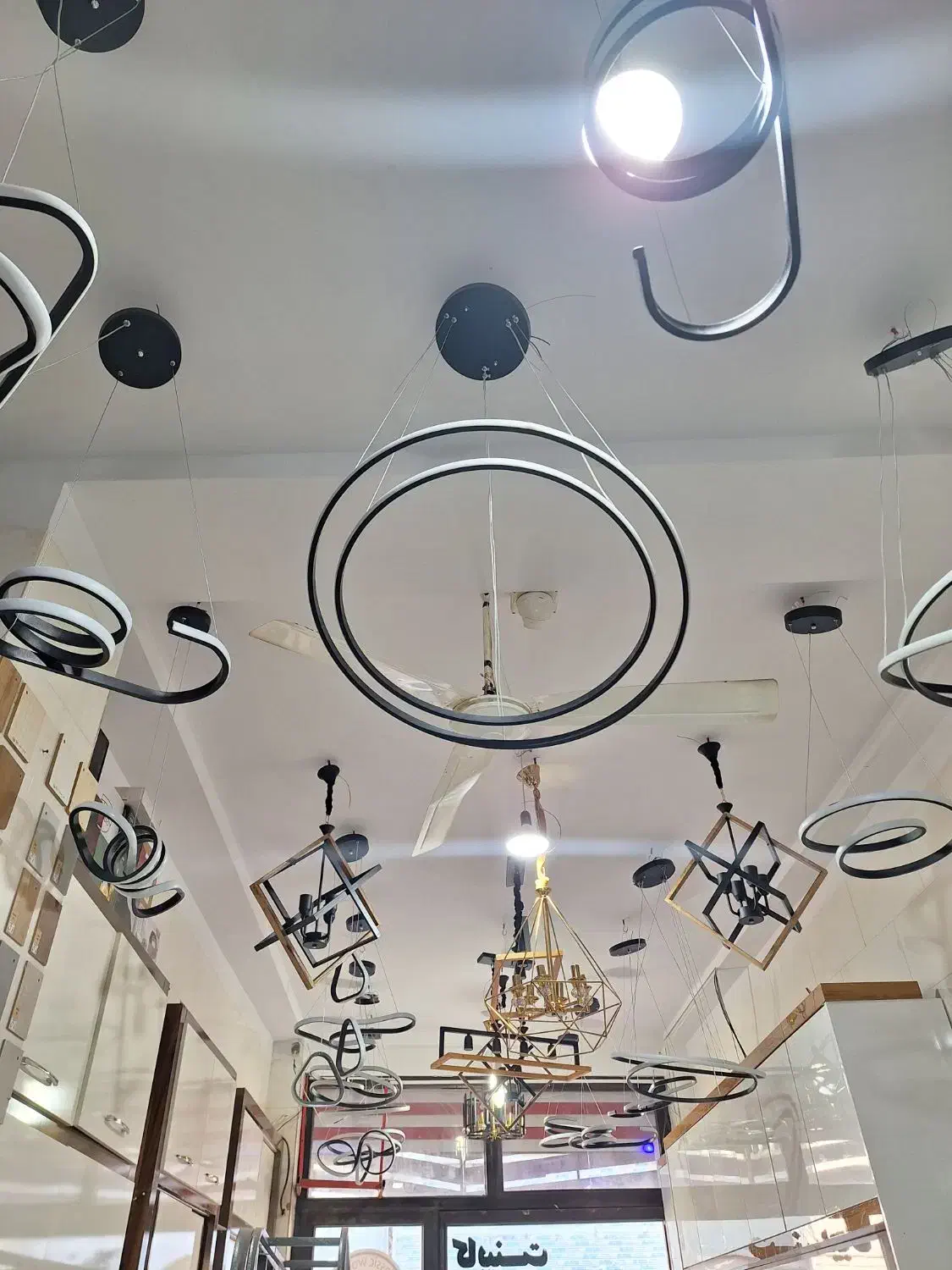 لوستر آشپزخانه اتاق خواب|لوستر و چراغ آویز|زنجان, |دیوار