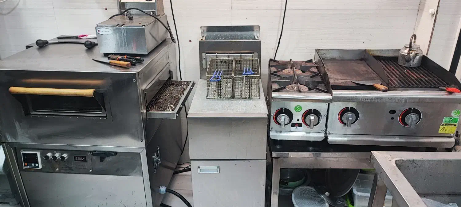 لوازم فست فودی به صورت کامل|کافیشاپ و رستوران|شفت, |دیوار